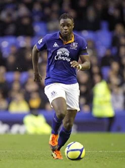 Images Dated 7th January 2012: Magaye Gueye in Action: Everton's FA Cup Triumph over Tamworth (07.01.2012)
