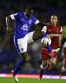 Capital One Cup Prints: Magaye Gueye's Brilliant Performance Leads Everton to 5-0 Capital One Cup Victory over Leyton Orient (29-08-2012)