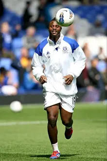 13 May 2012 V Newcastle United, Goodison Park Prints: Magaye Gueye's Dramatic Performance: Everton vs Newcastle United (BPL)