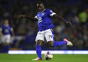 Images Dated 29th August 2012: Magaye Gueye's Strike Leads Everton to Dominant 5-0 Capital One Cup Victory over Leyton Orient