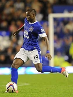 Images Dated 29th August 2012: Magaye Gueye's Unforgettable Night: Everton's 5-0 Capital One Cup Triumph Over Leyton Orient