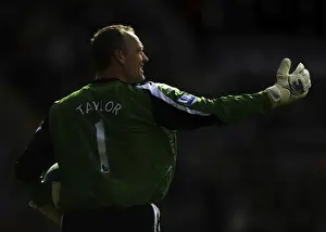 Birmingham V Everton Prints: Maik Taylor vs. Everton: Barclays Premier League Clash at St. Andrews - April 12, 2008