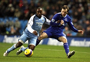 James McFadden Gallery: Manchester City v Everton - Darius Vassell and Evertons James McFadden