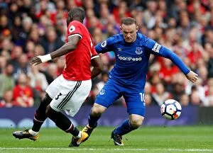 Images Dated 17th September 2017: Manchester United vs. Everton: Clash of the Reds - Wayne Rooney vs