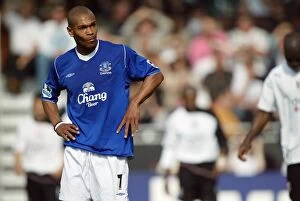 Fulham 2 Everton 0 30-04-05 Collection: Marcus Bent in Everton FC Kit