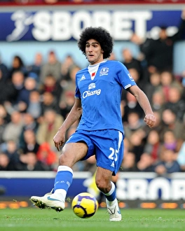 Marouane Fellaini in Action: Everton vs. West Ham United, Barclays Premier League at Upton Park