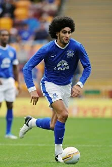 Images Dated 21st July 2012: Marouane Fellaini in Action: Everton vs. Motherwell Pre-Season Friendly at Fir Park Stadium
