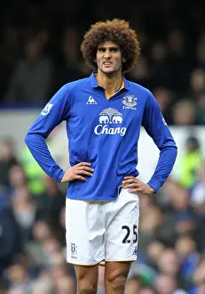 29 October 2011, Everton V Manchester United Prints: Marouane Fellaini in Action: Everton vs Manchester United