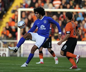 Pre-Season Friendly - Dundee United V Everton - Tannadice Park Prints: Marouane Fellaini in Action: Everton's Pre-Season Friendly at Tannadice Park