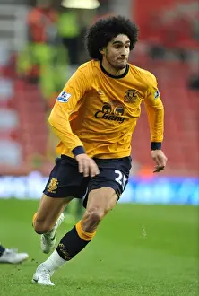 Marouane Fellaini: Everton's Leader at Britannia Stadium Against Stoke City (May 2012, Barclays Premier League)