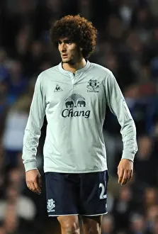 Marouane Fellaini: Everton's Midfield Maestro Battles at Stamford Bridge (15 October 2011, Barclays Premier League)