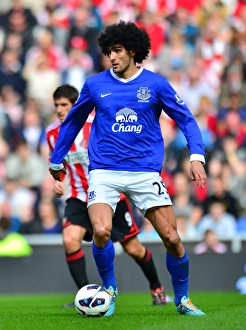 Sunderland 1 V Everton 0 : Stadium Of Light : 20-04-2013 Prints: Marouane Fellaini Leads Everton in Intense BPL Battle at Stadium of Light Against Sunderland (Everton 0 - Sunderland 1)