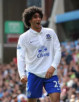 Aston Villa 1 V Everton 3: Villa Park: 25-08-2012 Prints: Marouane Fellaini's Brace: Everton's Triumph over Aston Villa (3-1)