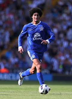 West Bromwich Albion 2 V Everton 0 : The Hawthorns : 01-09-2012 Prints: Marouane Fellaini's Brilliant Display: Everton's 2-0 Victory over West Bromwich Albion (01-09-2012)