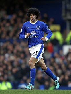 Everton 2 V Tottenham Hotspur 1 : Goodison Park : 09-12-2012 Prints: Marouane Fellaini's Brilliant Performance: Everton's Thrilling 2-1 Victory Over Tottenham Hotspur (December 9)