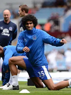 Aston Villa 1 V Everton 3: Villa Park: 25-08-2012 Prints: Marouane Fellaini's Brilliant Performance: Everton's 3-1 Victory Over Aston Villa (Premier League)