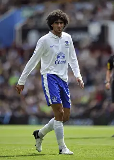 Aston Villa 1 V Everton 3: Villa Park: 25-08-2012 Prints: Marouane Fellaini's Brilliant Performance: Everton's Triumph over Aston Villa (3-1)