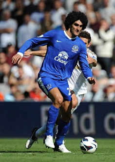 Swansea City 0 V Everton 3 : Liberty Stadium : 22-09-2012 Prints: Marouane Fellaini's Escape: Everton's Triumph Over Swansea City (3-0)