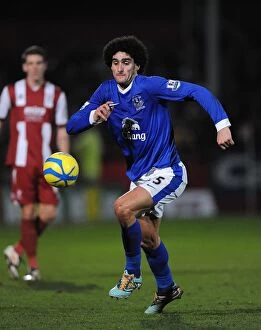 Images Dated 7th January 2013: Marouane Fellaini's Five-Goal Blitz: Everton Crushes Cheltenham Town in FA Cup Third Round
