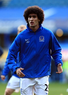 Everton 1 V Manchester United 0 : Goodison Park: 20-08-2012 Prints: Marouane Fellaini's Intense Focus