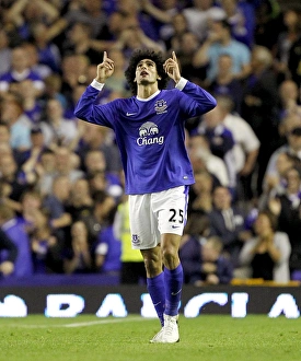 Everton 1 V Manchester United 0 : Goodison Park: 20-08-2012 Prints: Marouane Fellaini's Stunner