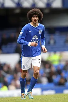 Everton 1 V Fulham 0 : Goodison Park : 27-04-2013 Prints: Marouane Fellaini's Stunner: Everton's 1-0 Win Over Fulham (Premier League)