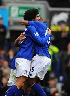 Marouane Fellaini's Thrilling Goal: Everton's Triumph Over Fulham (April 28, 2012, Goodison Park)
