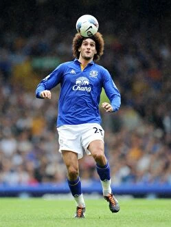 Images Dated 20th August 2011: Marouane Fellaini's Thrilling Moments: Everton vs. Queens Park Rangers