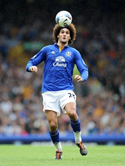 20 August 2011 Everton V Queens Park Rangers Prints: Marouane Fellaini's Thrilling Moments: Everton vs