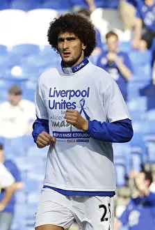 Marouane Fellaini's Unyielding Display: Everton vs. Liverpool (1 October 2011), Barclays Premier League, Goodison Park
