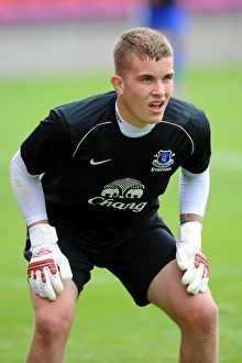 Season 2012-13 Prints: Mason Springthorpe in Action: Everton's Goalkeeper Shines in Pre-Season Friendly against Partick Thistle