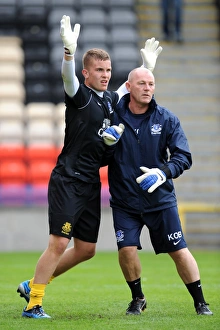 Season 2012-13 Prints: Mason Springthorpe: Everton's Unyielding Guardian in Pre-Season Clash Against Partick Thistle