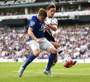 Tottenham Hotspur V Everton - White Hart Lane Prints: Mason vs. Coleman: Premier League Showdown at White Hart Lane