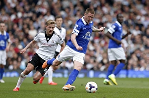 Fulham 1 V Everton 3 : Craven Cottage : 30-03-2014 Prints: McCarthy vs. Holtby: Everton's Victory Over Fulham in the Barclays Premier League (30-03-2014)