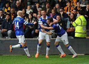 Images Dated 11th May 2014: McCarthy's Stunner: Everton's First Goal in 2-0 Victory over Hull City
