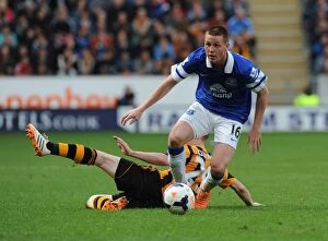 Images Dated 11th May 2014: McCarthy's Winning Moment: Everton Triumphs Over Hull City in Premier League