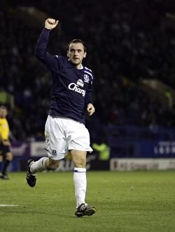 Images Dated 26th September 2007: McFadden's Double: Everton's Carling Cup Triumph over Sheffield Wednesday (September 26, 2007)