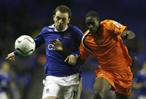 Images Dated 24th October 2006: McFadden's Strike: Everton's Victory Over Luton Town at Goodison Park (24/10/06)