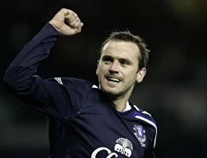 Images Dated 26th September 2007: McFadden's Stunner: Everton's Historic Goal in Sheffield Wednesday's Carling Cup Third Round