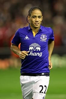 Images Dated 13th March 2012: Merseyside Derby: Steven Pienaar Sparks Everton's Epic Comeback Against Liverpool (2012)