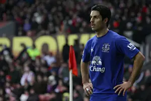 Mikel Arteta Leads Everton in BPL Clash against Stoke City at Britannia Stadium (01.01.2011)