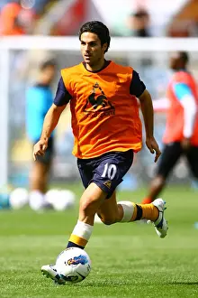 27 August 2011 Blackburn Rovers V Everton Prints: Mikel Arteta Leads Everton at Ewood Park: Blackburn Rovers vs