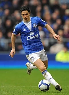 Images Dated 20th March 2010: Mikel Arteta Leads Everton at Goodison Park: Everton vs. Bolton Wanderers in Barclays Premier League