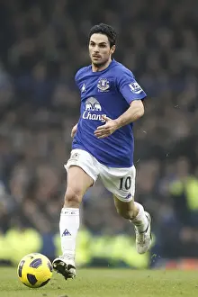 22 January 2011 Everton V West Ham United Prints: Mikel Arteta Leads Everton Against West Ham United in Premier League Showdown at Goodison Park (22 January 2011)