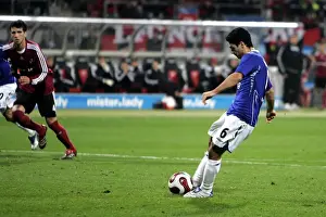 Mikel Arteta Scores First Everton Goal in UEFA Cup: Penalty Against FC Nurnberg, Group Stage - Second Round Matchday Two