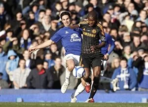 29 January 2011 Everton v Chelsea Collection: Mikel Arteta vs Ramires: FA Cup Battle at Goodison Park (2011) - Everton vs Chelsea