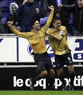 Mikel Arteta's Double: Everton's Triumph over Wigan Athletic in FA Barclays Premiership (01/21/07)