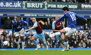 Mikel Arteta's Dramatic Penalty: Everton's FA Cup Fifth Round Victory over Aston Villa, Goodison Park, 2009