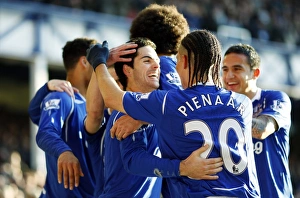 Mikel Arteta's Historic Goal: Everton vs. Sunderland in Barclays Premier League, 2008