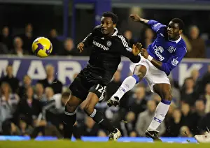 Mikel vs Yobo: A Battle of Midfield Giants - Everton vs Chelsea, Barclays Premier League, Goodison Park, 22/12/08